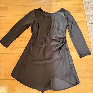 Chic Asymmetrical Black Dress